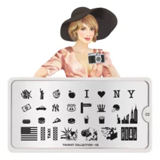 Stamping Nail Art Image Plate MOYOU Tourist 02