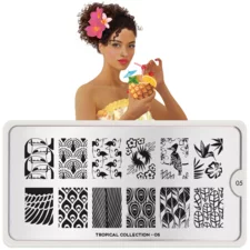 Stamping Nail Art Image Plate MOYOU Tropical 05