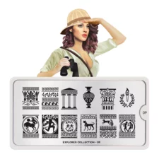 Stamping Nail Art Image Plate MOYOU Explorer 09