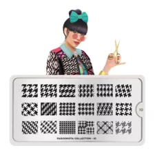 Stamping Nail Art Image Plate MOYOU Fashionista 10
