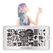 Stamping Nail Art Image Plate MOYOU Zodiac 23
