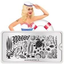 Stamping Nail Art Image Plate MOYOU Sailor 10