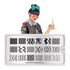 Stamping Nail Art Image Plate MOYOU Fashionista 05