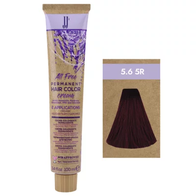 Permanent Hair Color JJ's All Free 100ml