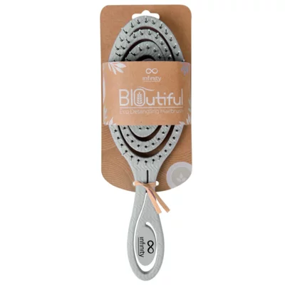 Spiral Eco Detangling Hairbrush INFINITY BIOutiful Grey