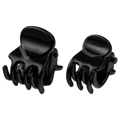 Mini šnale za kosu INFINITY INF198 crne 12/1