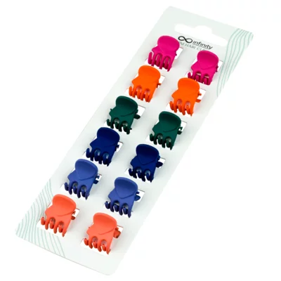 Mini Hair Clips INFINITY INF196 Intense 12/1