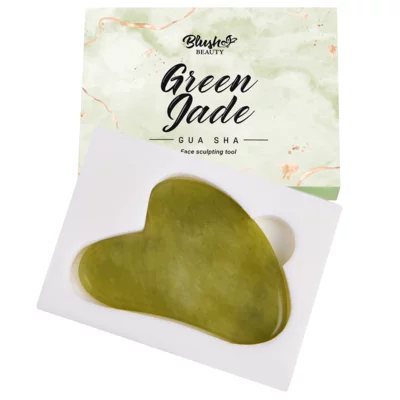 Face Sculpting Tool - Gua Sha Green Jade