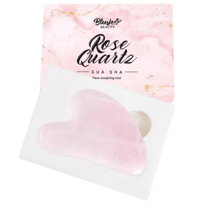 Face Sculpting Tool - Gua Sha Rose Quartz