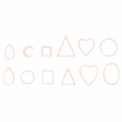 Nail Art Decoration STUKIT7 Rose Gold 240pcs