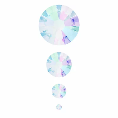 Nail Crystals CRYSP-04 Mix AB Blue 175pcs