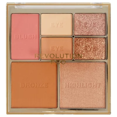 Eye & Cheek Palette REVOLUTION PRO Iconic Light Medium 12g