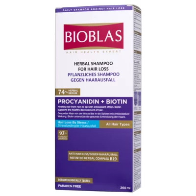 Šampon za prevenciju opadanja kose - procijanidin i biotin