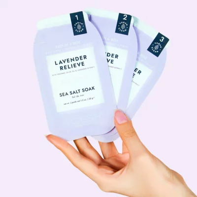 Pedikir set VOESH Lavender Relieve 3 Step