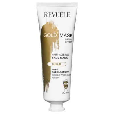 Zlatna maska za zatezanje kože lica REVUELE Anti-Age 80ml